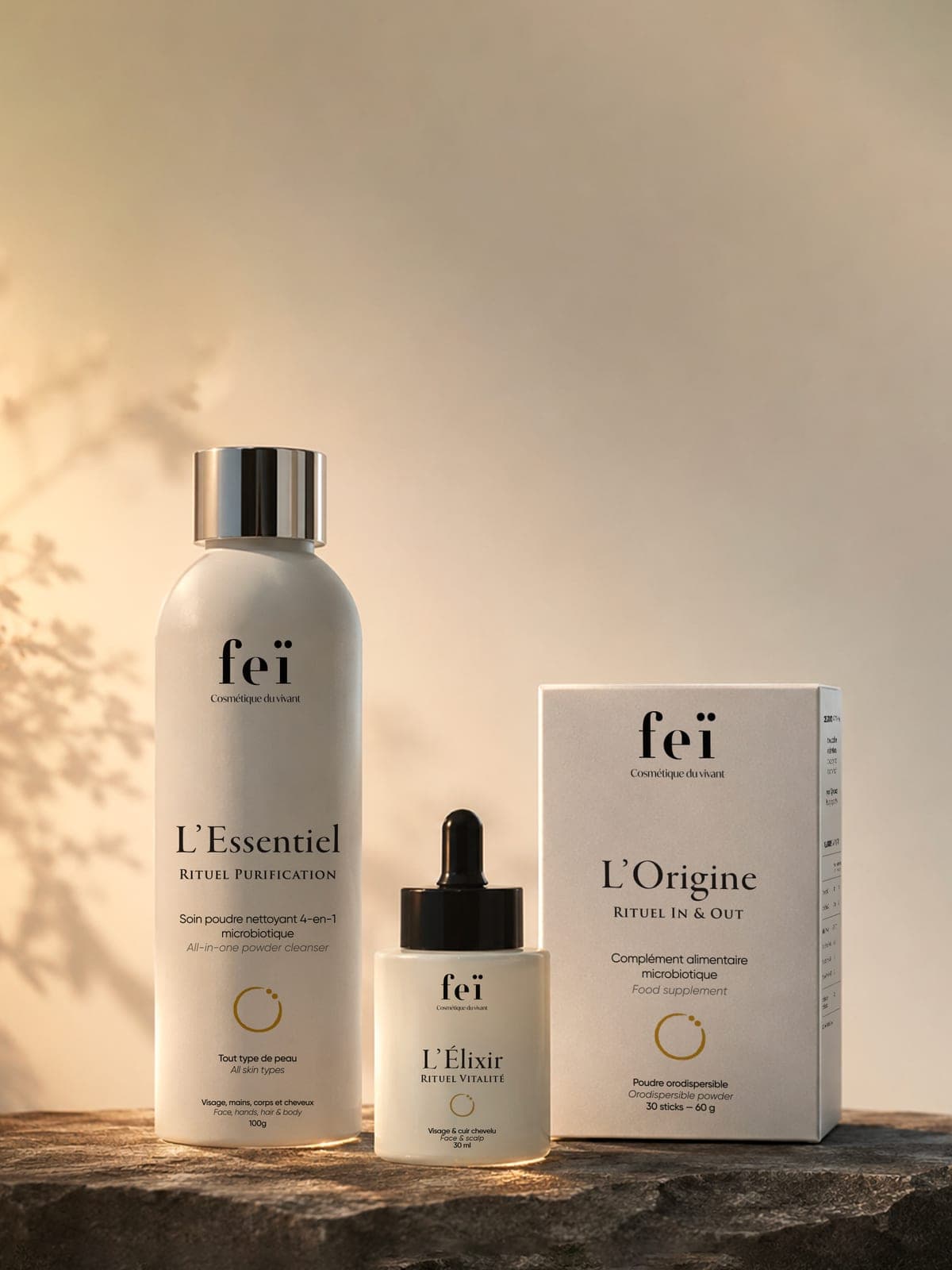 The Feï Cure: L'Essentiel, L'Élixir and L'Origine together